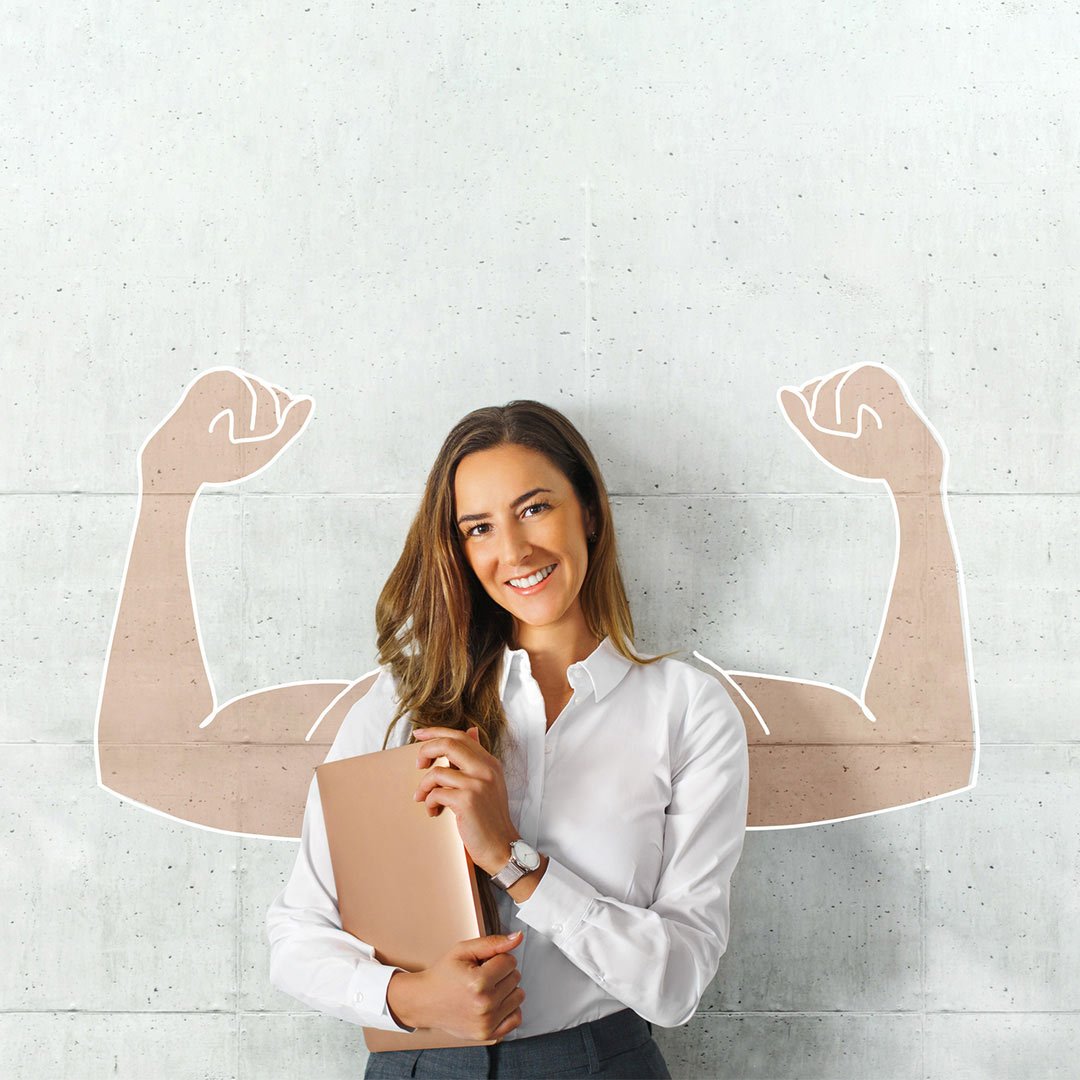 Frau hat gut vorgesorgt und ist jetzt gewappnet für alles, was noch auf sie zukommt