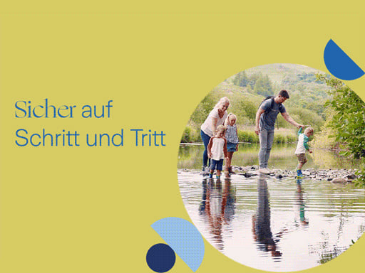 Klickunterlage Unfallversicherung