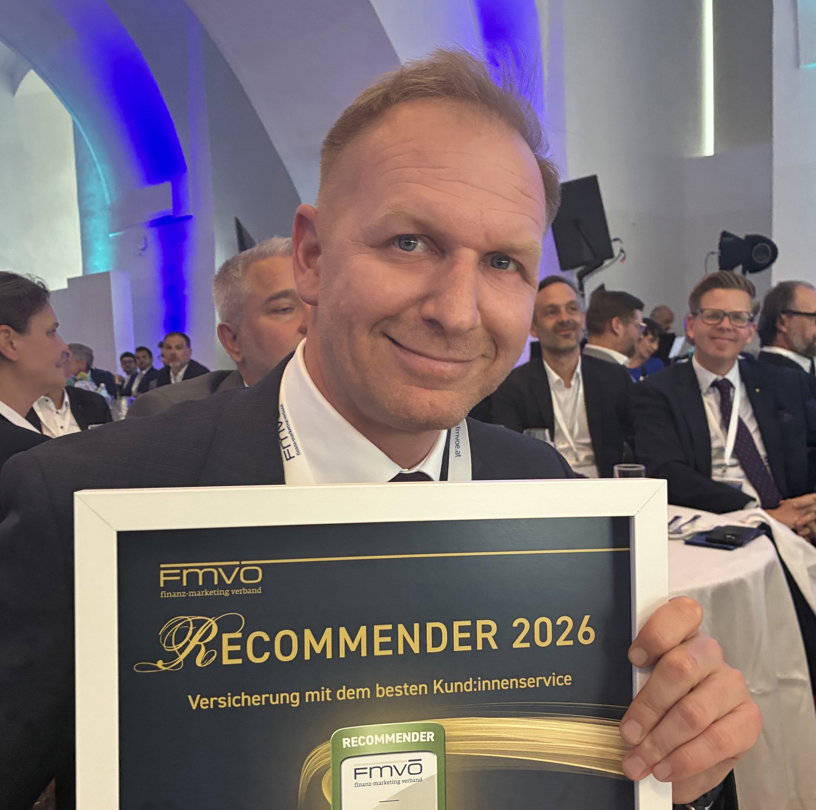 Recommender-Award gehalten von Hubert Sprosec