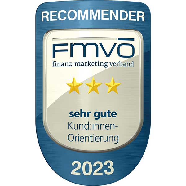 Recommender Award für sehr gute Kundenorientierung 2023